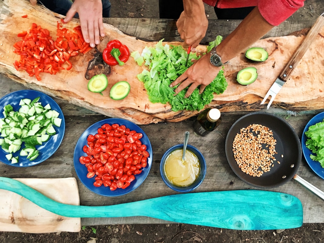 Homemade healthy cooking preparation